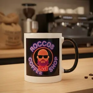 Rocco’s Coffee Shop Mug (neon glow)