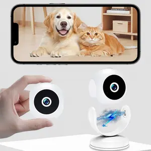 Smart Baby Monitor Camera, Indoor Security HD Camera 720p, Motion Tracking Wide Angle Night Vision, Wireless Connection, Magnetic Design
