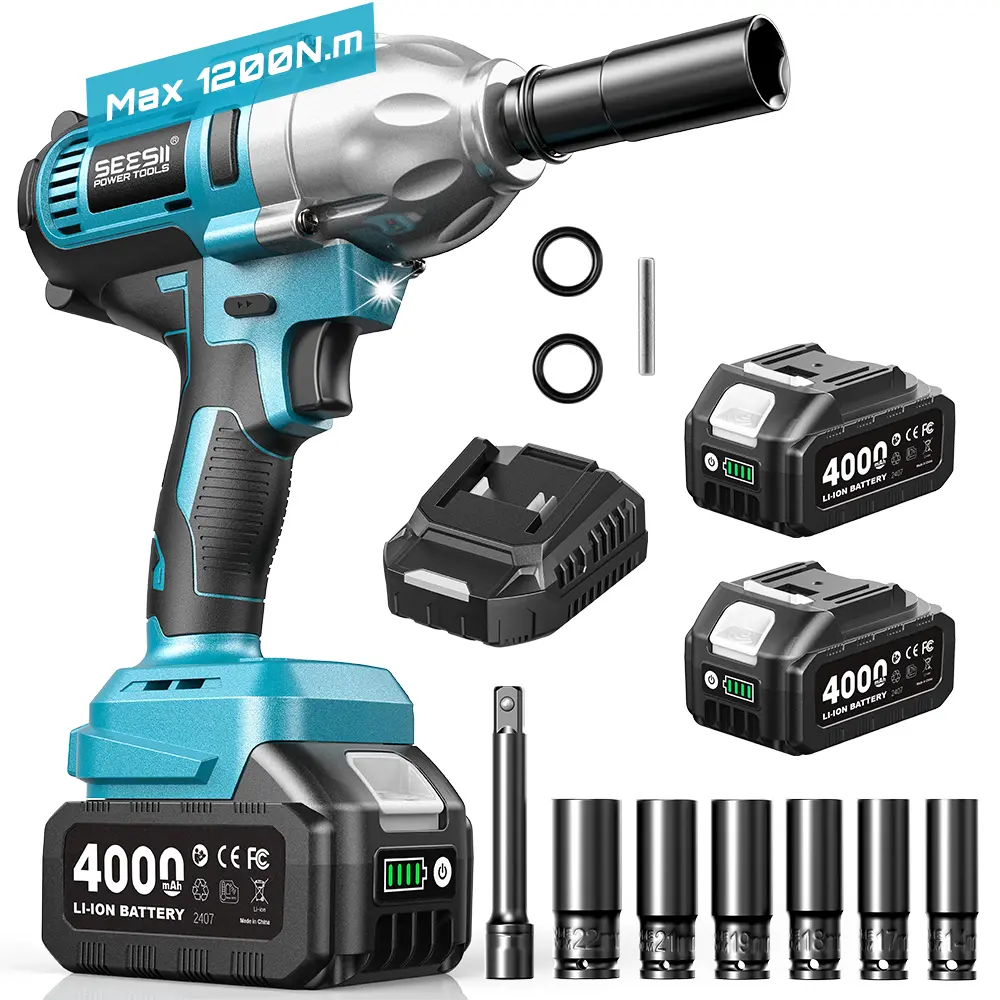 Impact Wrench+Two Batteries