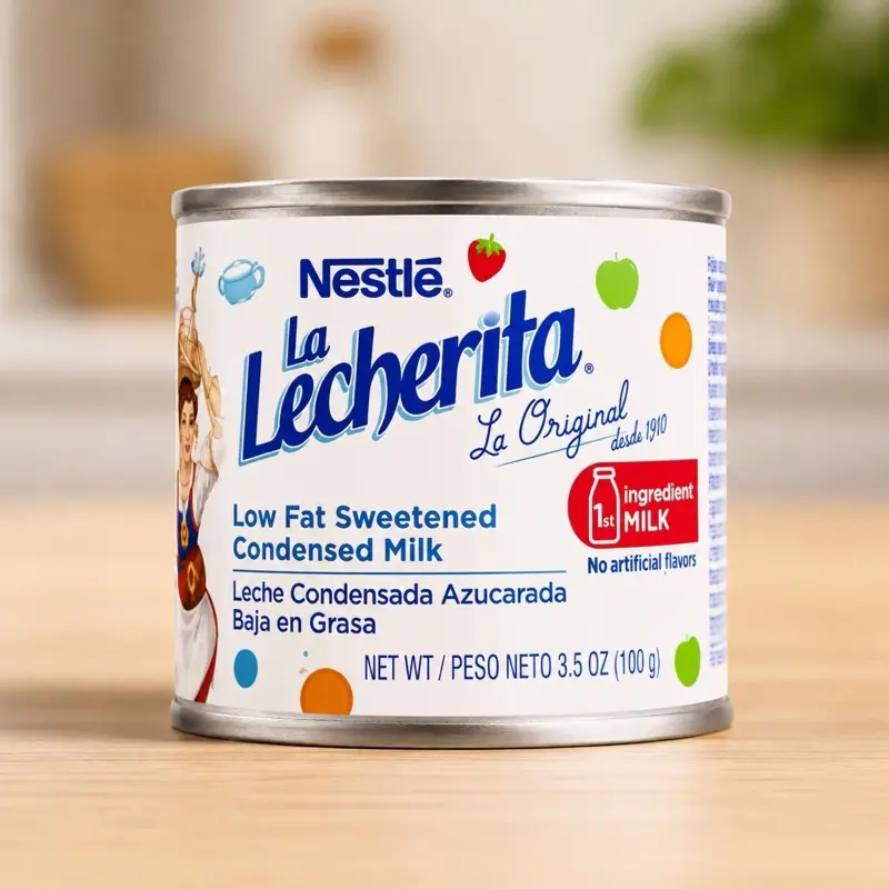 Nestlé La Lecherita Low Fat Sweetened Condensed Milk, 3.5 oz (100 g)