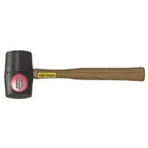 Estwing DH-12 Deadhead Bounce Resistant Black Rubber Mallet
