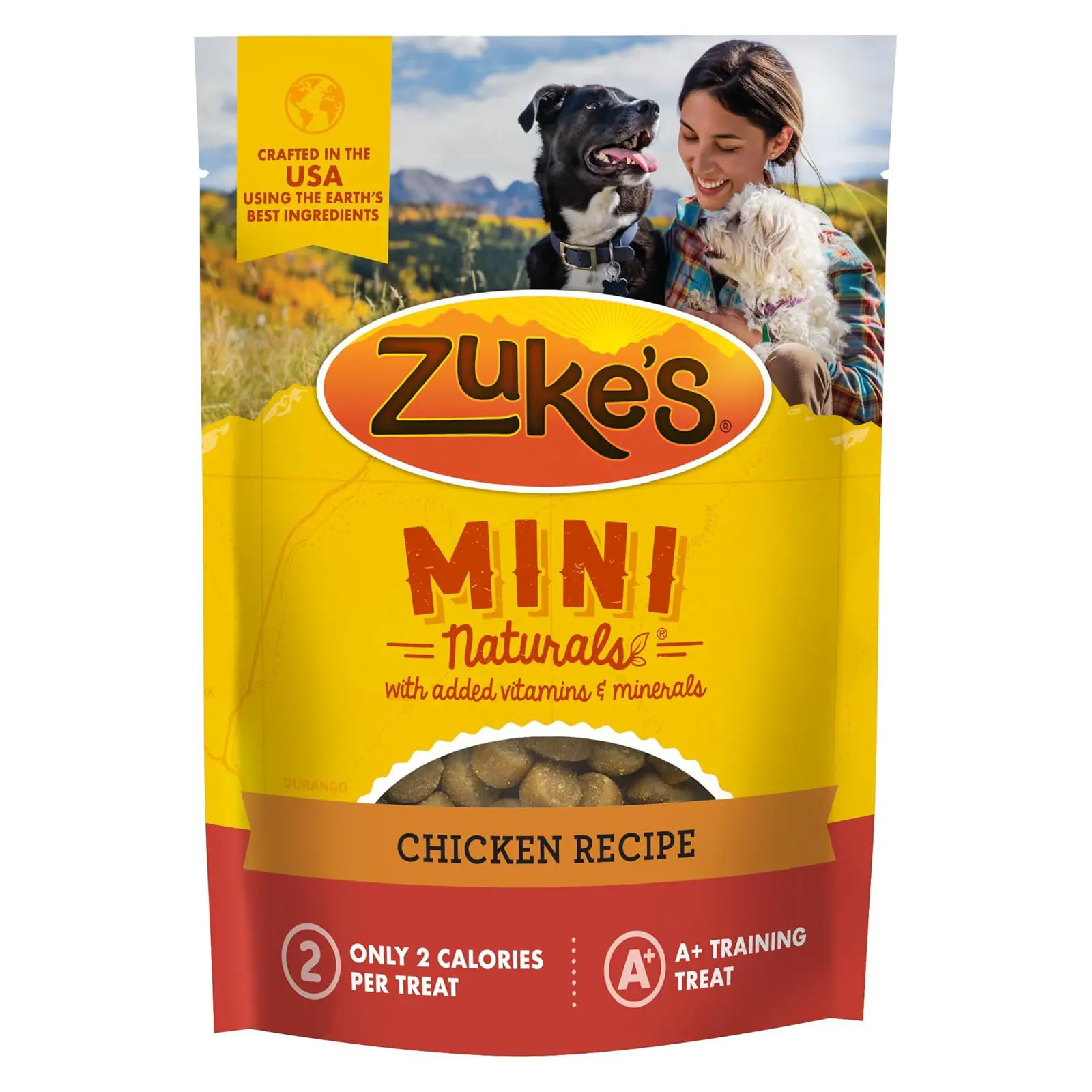 Zuke’s Mini Naturals Dog Training Treats for Dogs, Pet Treats Made with Real Chicken, 16 oz