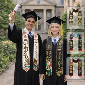 Personalized Mexican Graduation Sash, Mexican Flag Graduation Sash, Mexico Stole, Mexican Graduation Stole 2026, Custom Name & School Stole