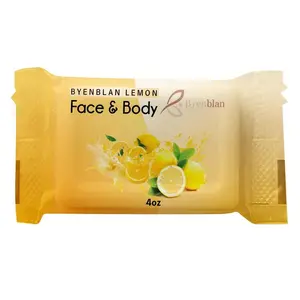 Byenblan 3 PCS Glow Trio: Lemon Turmeric Soap Set – Clear Skin, Even Tone, Youth