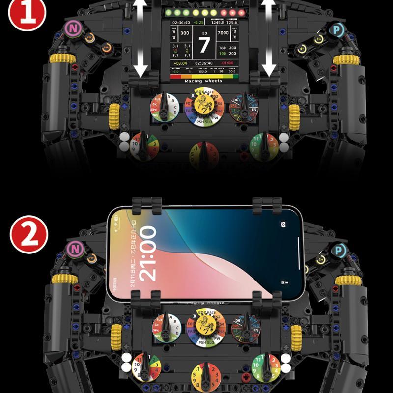Race Car Steering Wheel Model Building Kit, DIY Building Model, Patience and Hand-Eye Coordination Exercise, Gift for Racing Enthusiasts, Ages 6+