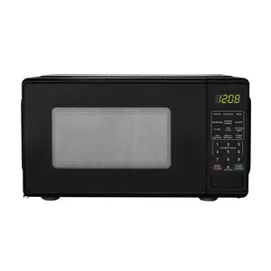 Mainstays 0.7 Cu ft Countertop Microwave Oven, 700 Watts, Black, New