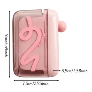 Portable Toothpick Dispenser Case, Automatic Pop-Up Storage Box, Refillable Travel Toothpick Holder for Home, Restaurant, Office & Travel