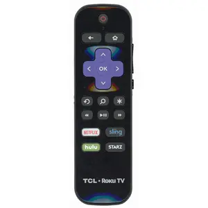 Dan’s Originals for TCL BRC64 RF W/ headphone jack Roku TV Remote Control - Netflix, sling, Hulu, Starz- 06-RFZNWF-BRC64