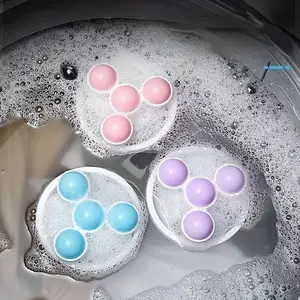 3 pcs Reusable Floating Lint Mesh Bag - Pet Hair Remover & Lint Catcher Suitable for Laundry, Washer Lint Trap Net, Floating in Wash Cycle, for apparel & Fabric Care, Cost-Effective Cleaning Supplies