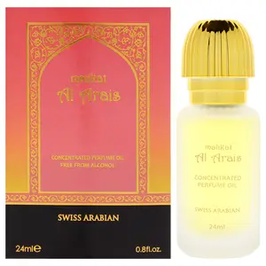 Malikat Al Arais by Swiss Arabian for Unisex - 0.8 oz Concentrated Perfume Oil Rollerball