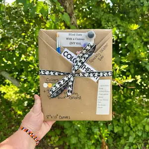 Spooky Skater Boo-  Blind Date with a Canvas DIY Kit - Includes 8x10 Canvas, and supplies needed- Haley Murden Arts