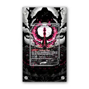 Galarian Mortres V 177/198 - Exclusive Pokémon Extended Artwork Display Case