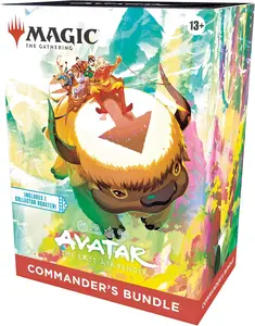 Magic: The Gathering Avatar: The Last Airbender Commander’s Bundle - Includes 1 Collector Booster, 9 Play Boosters, 5 Borderless Cards, 30 Lands + Exclusive Accessories