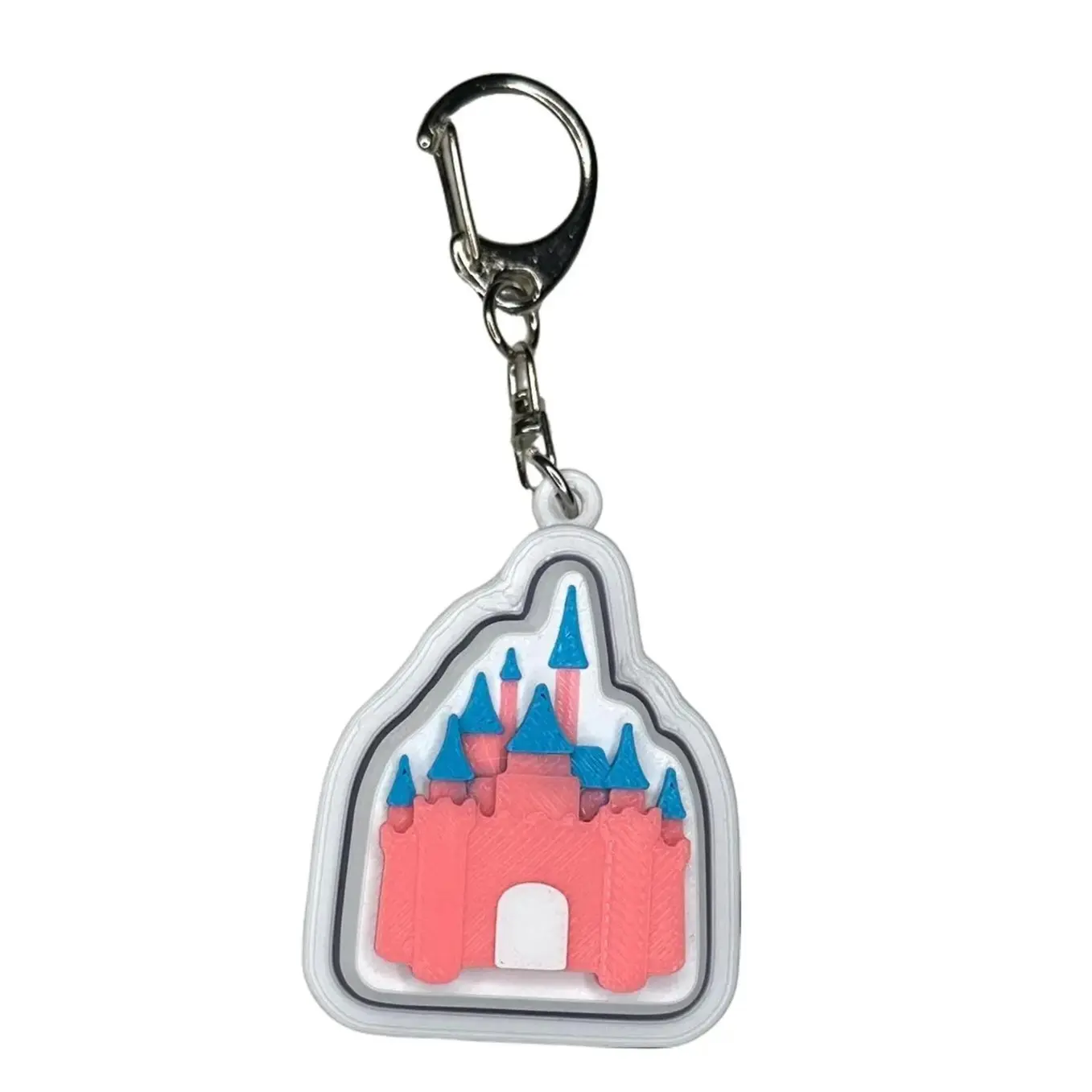 Sleeping Beauty Castle Fidget Clicker: keychain accessory, stress relief, cute must have Whimsical Design Fairy Tale Charm