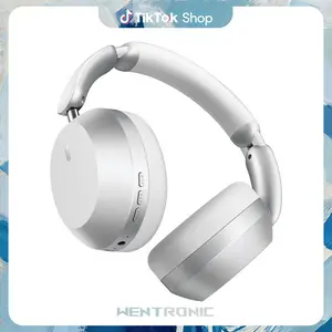 Wentronic Y04 ANC Bluetooth Headphones 48H Playtime Hi-Fi Sound Foldable Over-Ear Headset with Soft Ear Cushions for Travel & Work