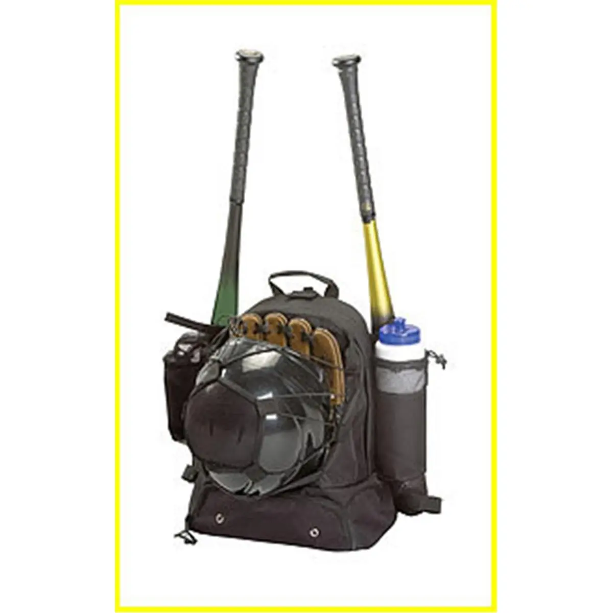 Champion Sports BP2040 Baseball Backpack, Black