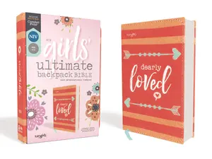 NIV, Girls' Ultimate Backpack Bible, Faithgirlz Edition, Compact, Flexcover, Coral, Red Letter, Comfort Print (Faithgirlz) by Zondervan [Paperback Book]
