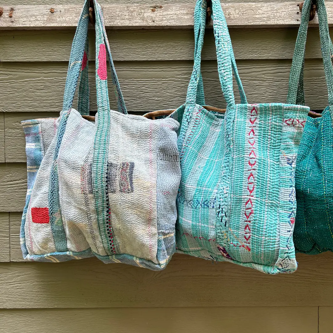 Kantha Tote Bags | Recycled Sarees 100% Cotton