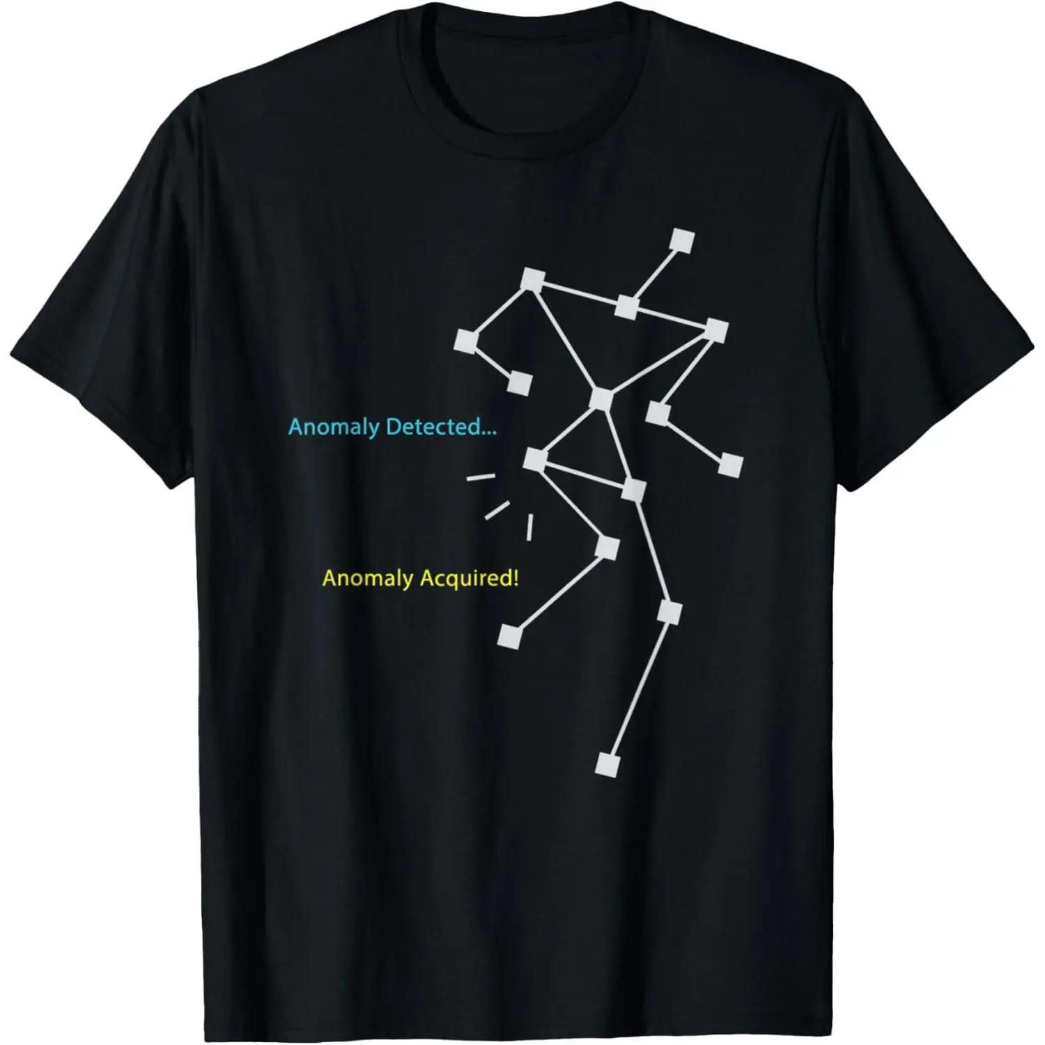 100% Cotton Anomaly Detected SLS Ghost Hunting - Funny Paranormal T-Shirt