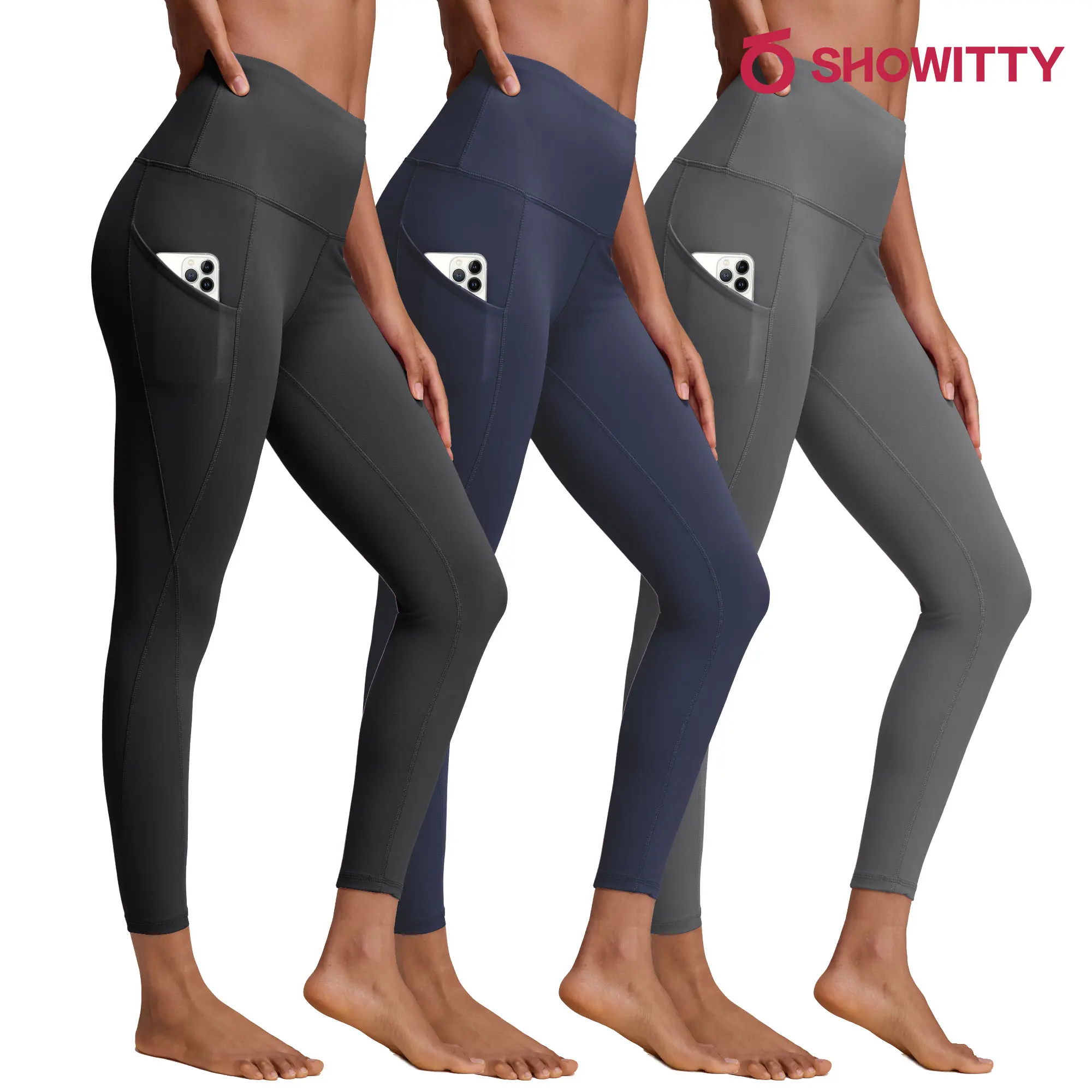 Black/ Navy Blue/ Deep Grey (2 Pockets)