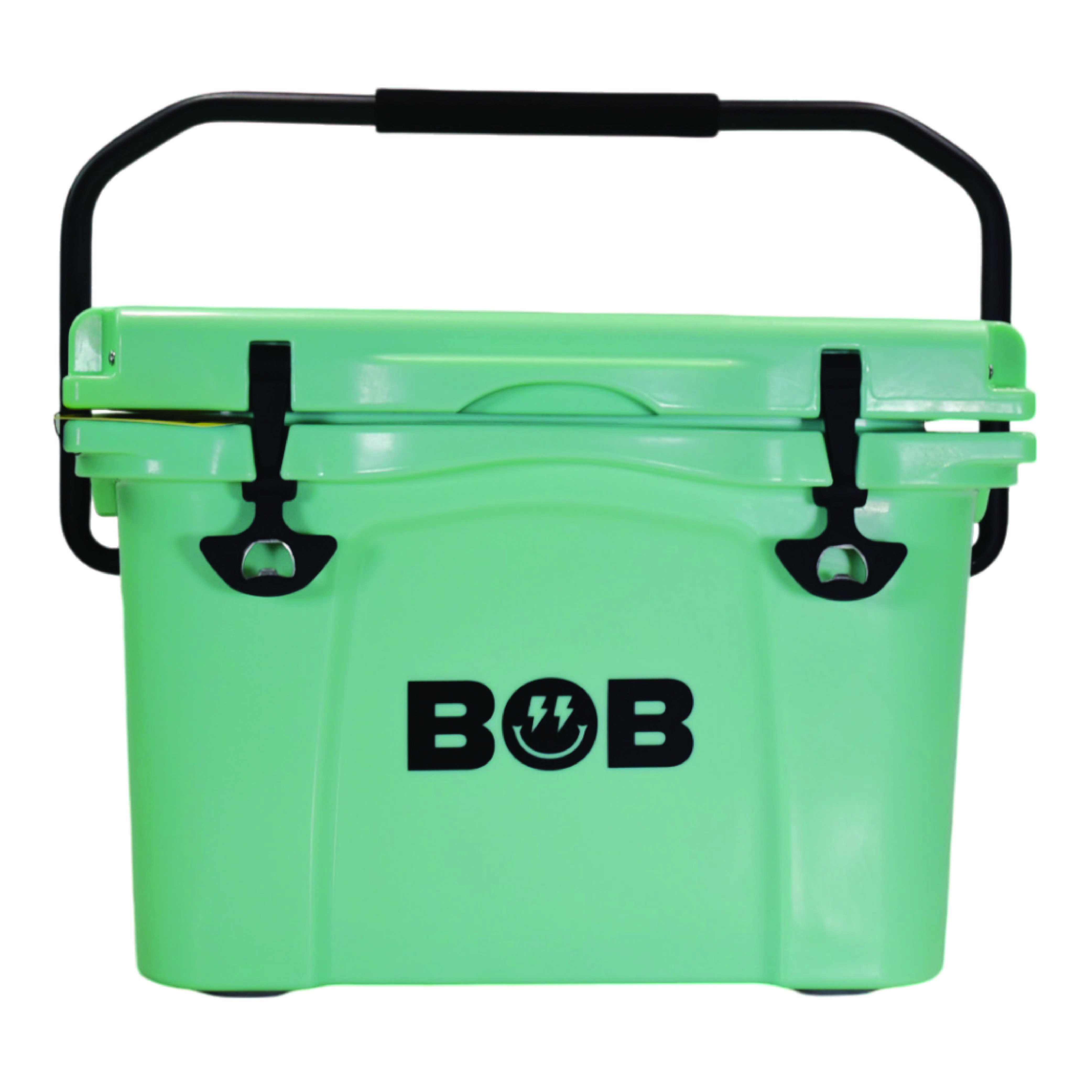 BOB THE COOLER CO 25QT "The Wingman" Leak-Proof Hard Cooler with Heavy Duty Handle - Fits 30 12oz Cans for the Beach, Camping, Tailgating, Sports
