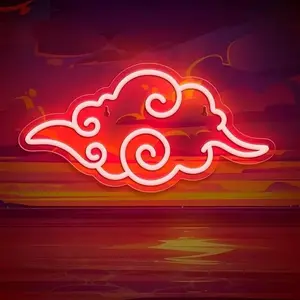 Anime Feng Yun Duo LED Neon Sign, USB Powered Wall Mount Lamp, Dimmable, Ideal for Bedroom and Game Room, Perfect Gift Choice