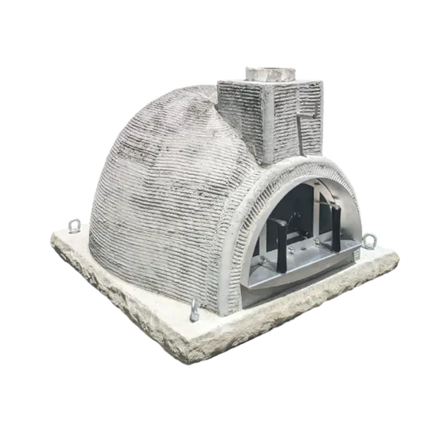 Naked Brick Pizza Oven - Customizable Outdoor Kitchen, Clay Interior Dome, Highly Insulated, Stucco Finish, No Arch, Durable & Weather-Resistant, Perfect for Pizza, Bread, Roasts