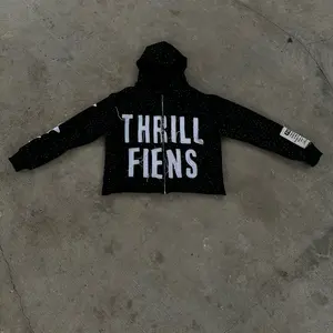 THRILLFIENS RHINESTONES BLACK JACKET