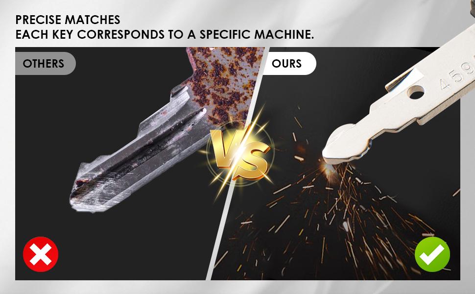 44 Pcs Construction Machinery Keys Set for Caterpillar JohnDeer Hitachi Komastu Volvo Bobcat Case JCB Doosan Kobelco