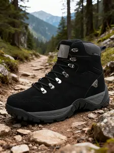 Men's Tactical Hiking Work Boots, Anti-Slip Waterproof Military Boots, Comfortable Versatile Durable Outdoor Hiking Outdoor Desert Boots, All Seasons Medium Width, Outdoor Footwear