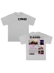 Rap singer Cano Triana Tour 2025 pattern T-shirt men's hip-hop punk short sleeved T-shirt large unisex T-shirt street wear