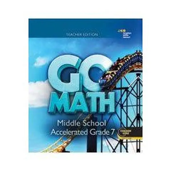 USED Book - Go Math! Accelerated 7 2014 by Holt Mcdougal (Hardcover) - english