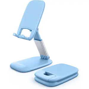 Lamicall Easter Basket Stuffers for Teens Girls Boys Cell Phone Stand, Blue Cell Phone Holder for 4-8'' Smartphone, Desk Accessories & Workspace Organizers, Telephone Stands