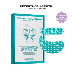 Peter Thomas Roth Peptide Skinjection Peptide Infused Face + Eye Tape, Improve Look of Fine Lines and Wrinkles