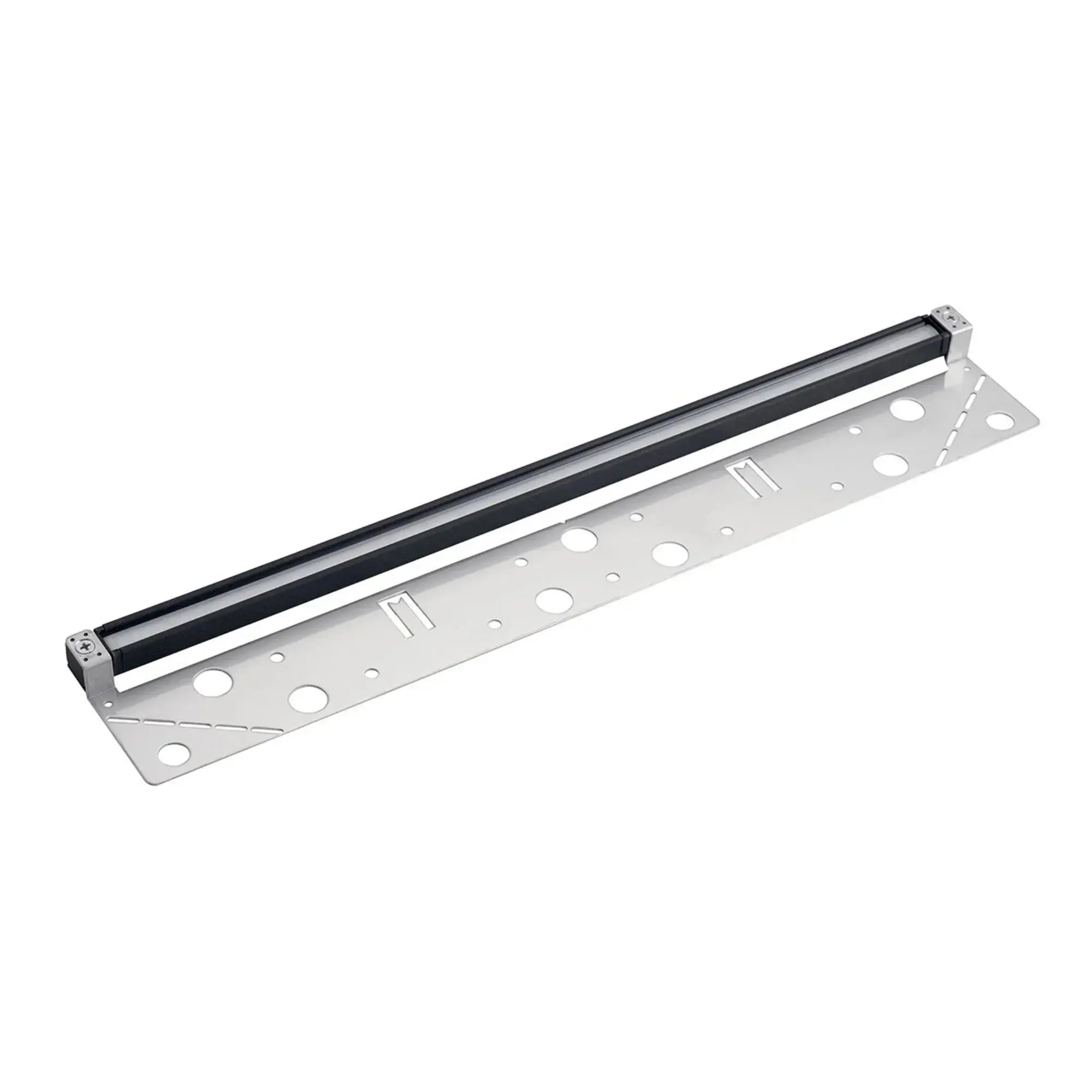 12V LED 18" Hardscape Light 2700K Textured Black Aluminum