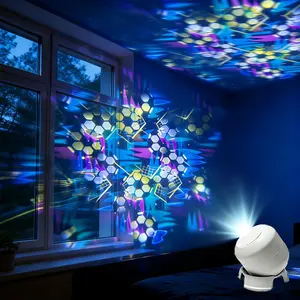 USB Football Pattern Projector Light, LED Dynamic Nightlight, Indoor Moving Spotlight, Perfect for Parties and Festivals
