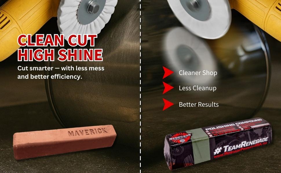 USA | Q36 One-Step Polishing Compound Bar - Achieve Mirror Shine | Ideal for Automotive & Industrial Surfaces | Efficiency Redefined