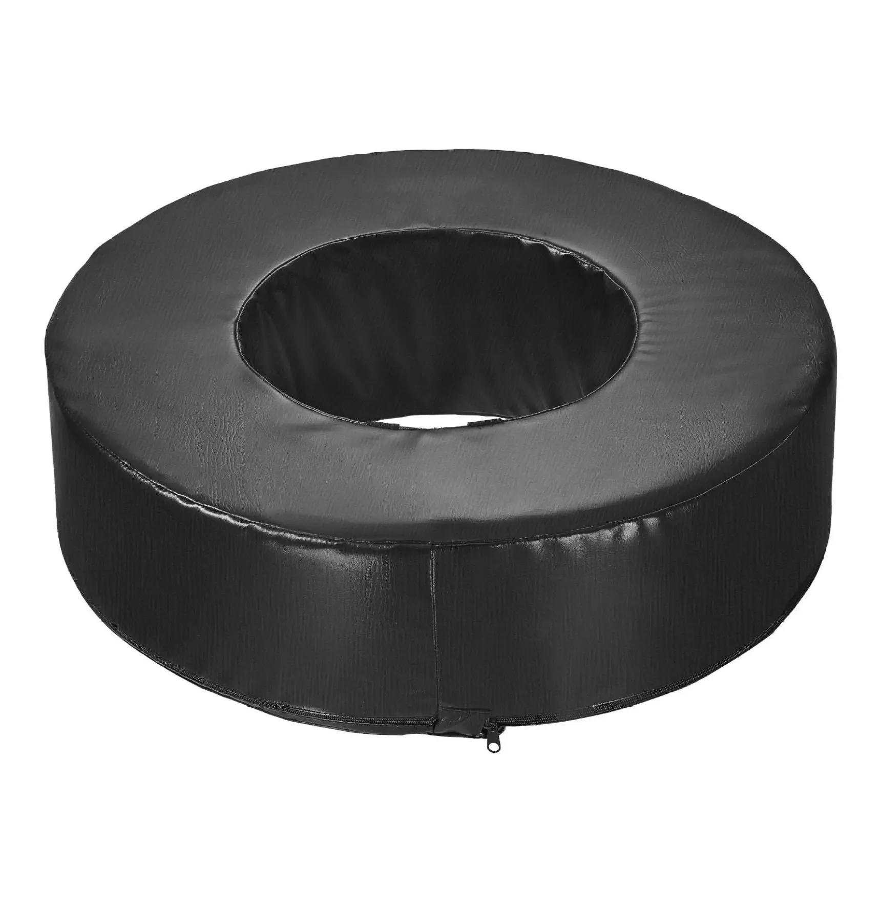 Football Tackle Wheel, Tackling Dummy - PVC & Sponge - Blocking/Hitting Drills - Training Equipment with Straps - Black, 1PC 28 x 8 inch