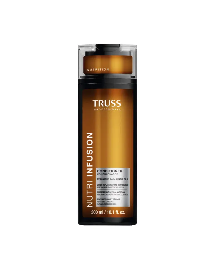 Truss Nutri-Infusion Liquid Deep Conditioner with Myrica Fruit Wax Blend - Nourishing, Moisture-Boosting Treatment for Dry Damaged Hair, 300ML/10.14FL.OZ Haircare Aftercare with Miracle Oils, Single Unit
