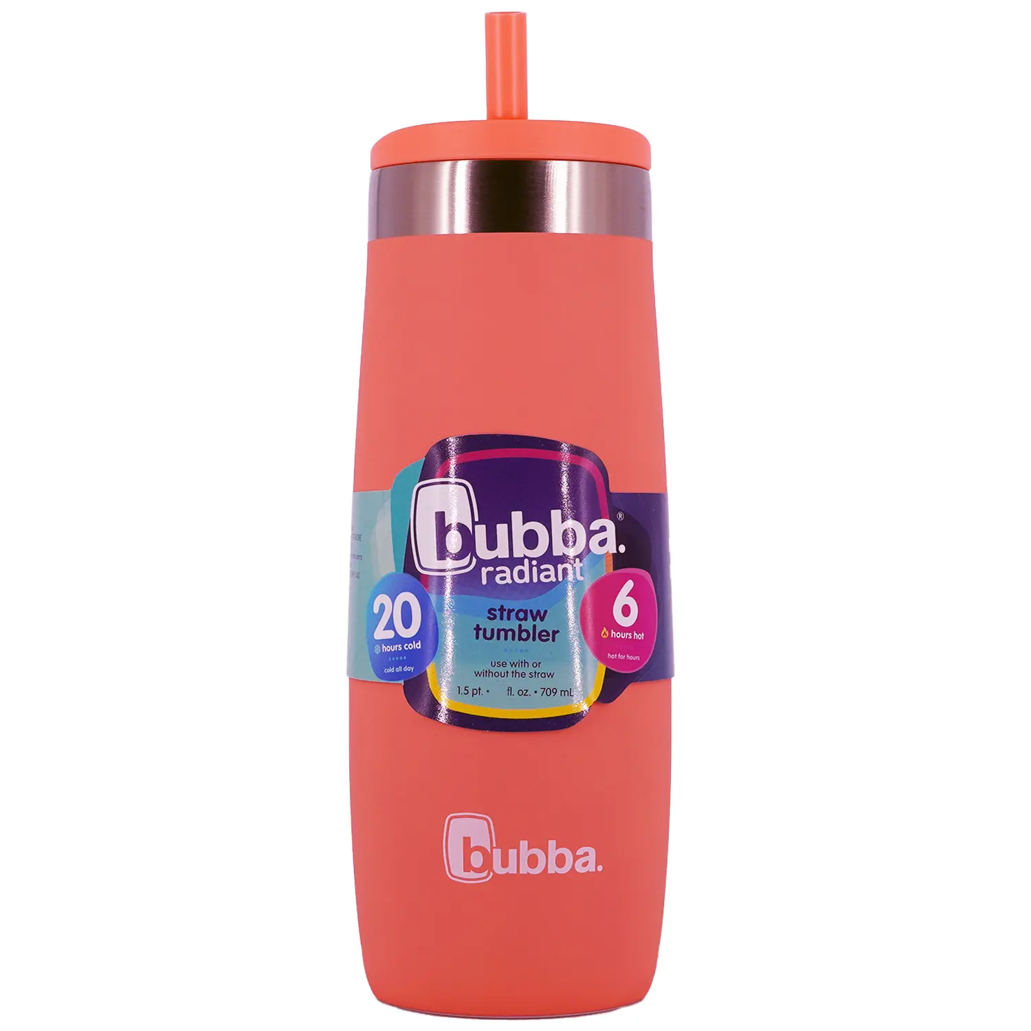 Bubba 32 oz. Radiant Stainless Steel Water Bottle - Coral