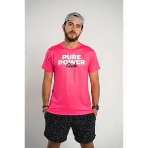 Comfort Men's "Purepower Club" T-Shirt Pink