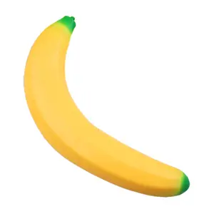 Explorinox Giant Banana Squeeze Toy Soft TPR Stress Relief Fidget Toy for Kids and Adults 45cm L x 7.5cm W Slow Rebound Focus Enhancement Portable Gift