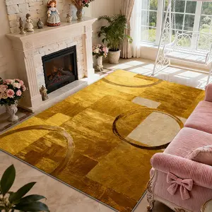 Luxury Vintage Patterned Velvet Carpet, Soft Comfortable Home Decor Rug, Living Room Sofa Mat, Bedroom Bedside Rug, Multi-Scene Use, Boho Area Rug, merry Christmas、let it snow