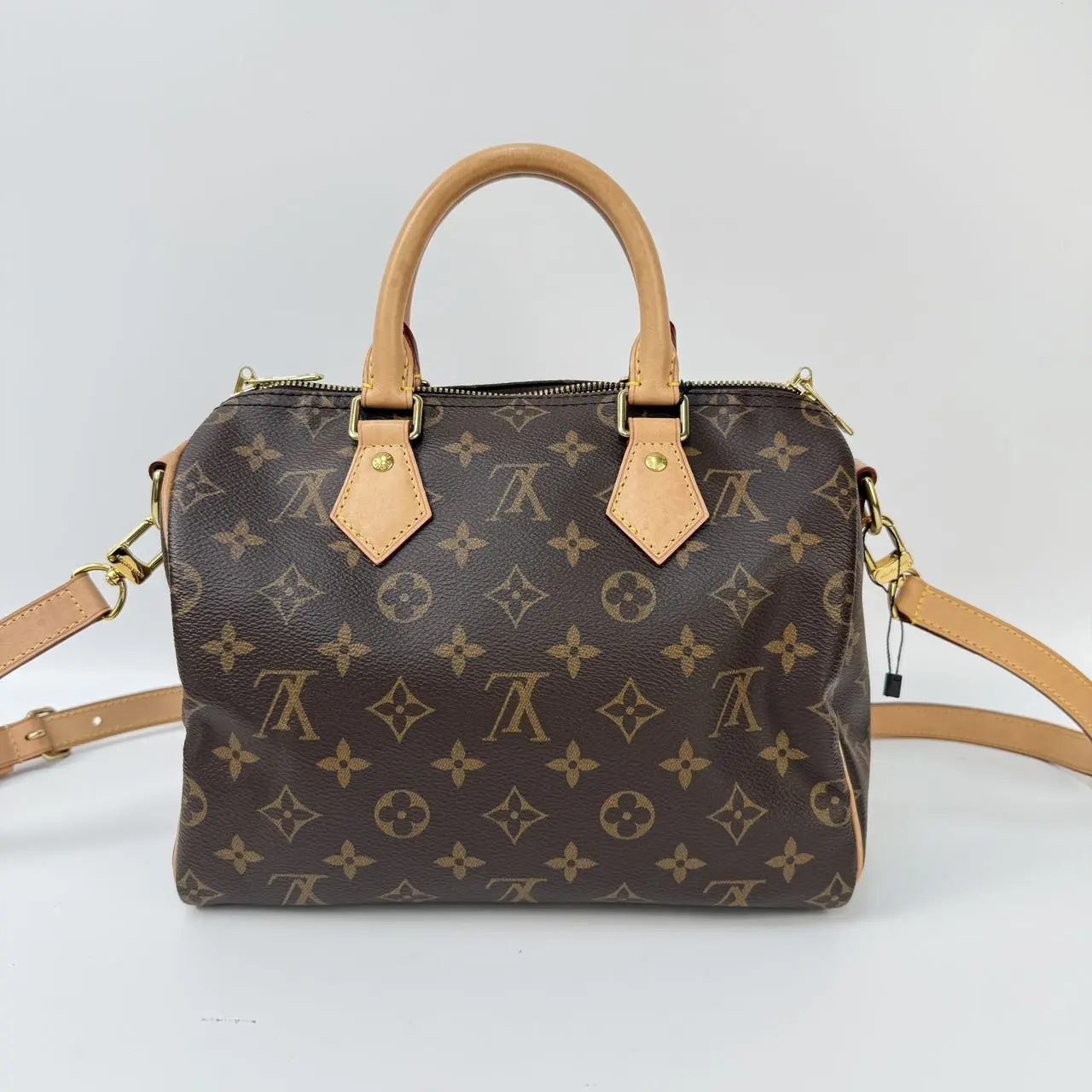 Pre-owned Louis Vuitton canvas Top handle bags Speedy25 with Shoulder Straps 【Senza 2】