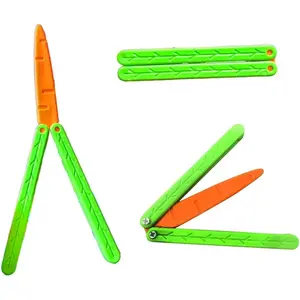 [70% OFF]2 Pcs Carrot Butterfly Fidget  Toy, Colorful and Novel Shape, Made with 3D Printing Technology, Sturdy and Durable, Perfect Stress Relief Toy, 1 Big 1 Small