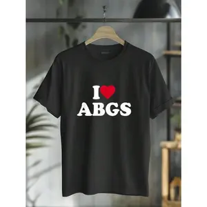 I Heart ABGS Casual T-Shirt – 100% Cotton, Unisex Style for ABGS Admirers