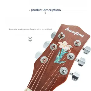 Guitar Head Sticker Guitar Head Sticker Guitar Top Sticker Folk Electric Guitar Sticker PVC