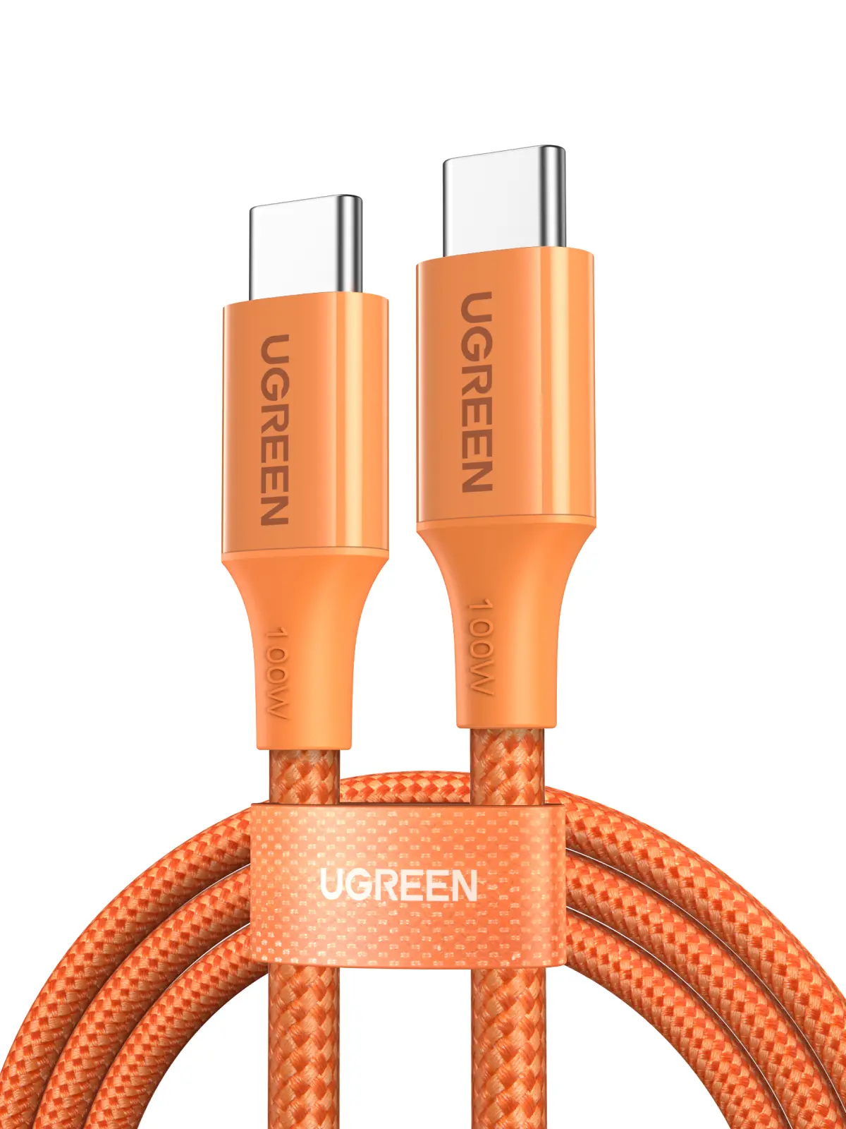UGREEN USB C to USB C Cable, 100W 1-Pack USB C Charger Cable for iPhone 17/17 Air/17 Pro/17 Pro Max/16, MacBook Pro, iPad Pro, Dell XPS, Samsung Galaxy S25/S24/S23 Ultra, Switch, Pixel, 3.3FT Orange summerwins