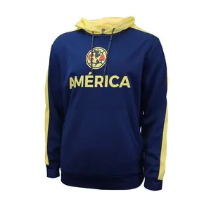 Club America Side Step Men's Blue Pullover Hoodie Sweatshirt