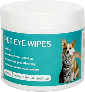 EVERBETTERUS Dog Eye Wipes Angel Eyes Tear Stain Remover for Dogs, Cat Dog Eye Wipes for Discharge and Crust, Coconut Oil Pet Cleaning Dog Grooming Deodorizing Wipes Wash Cleaner for Eyes, Wrinkle, Face-200pcs